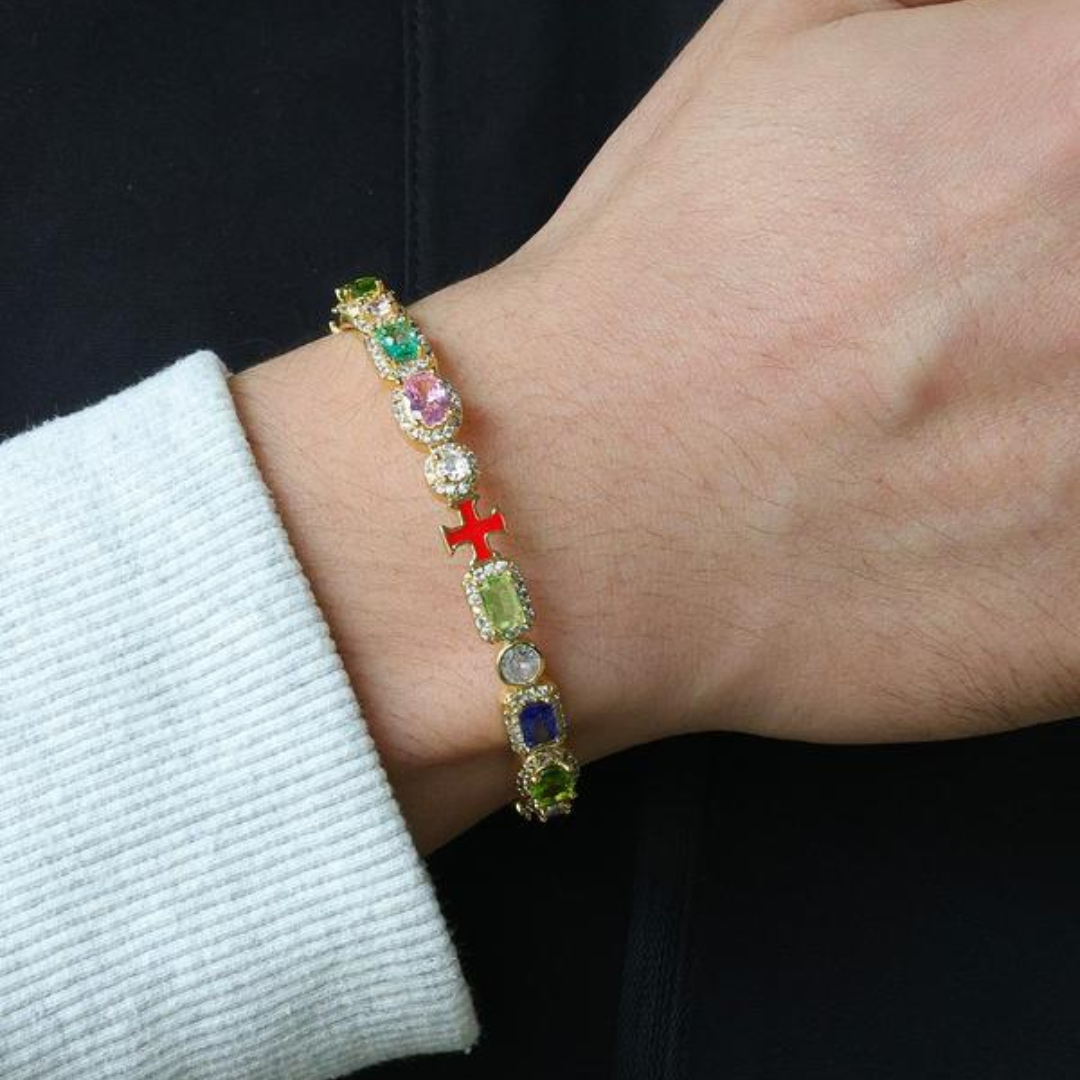 Colorful Gemstones Bracelet