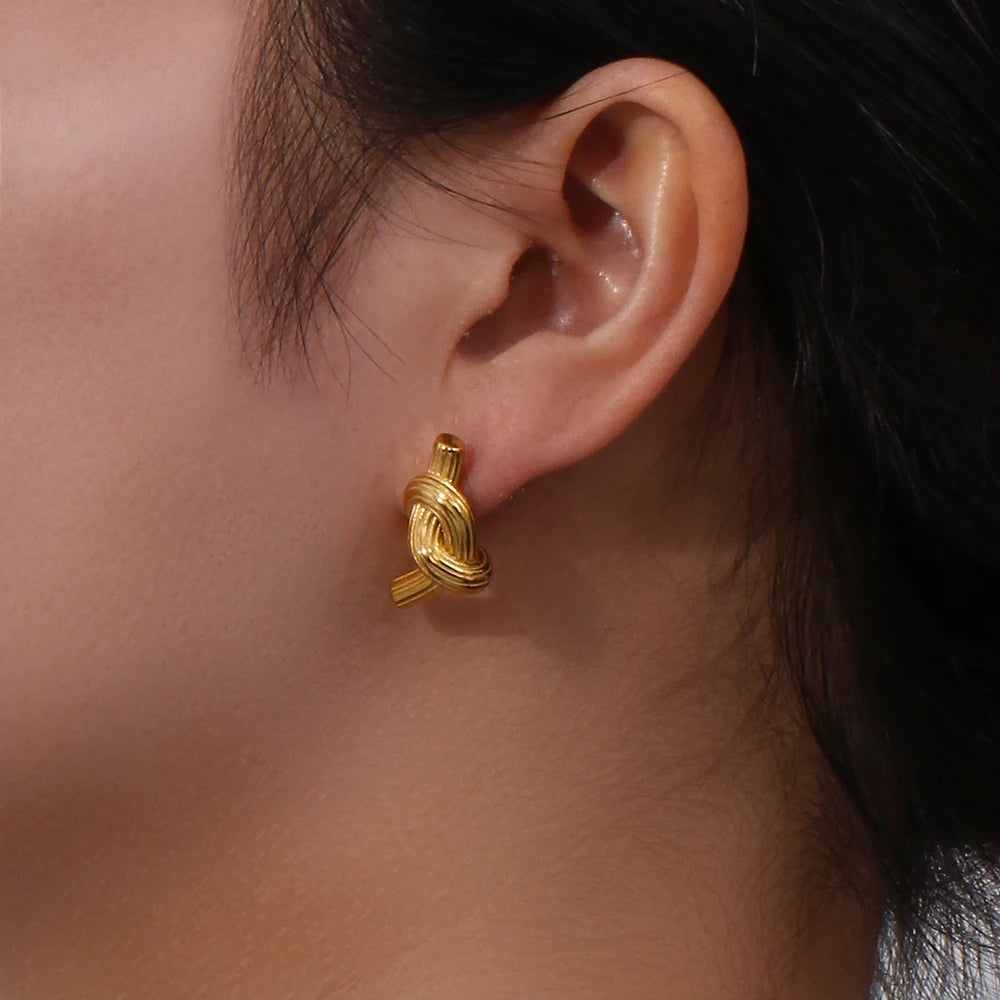 Knot Stud Earrings