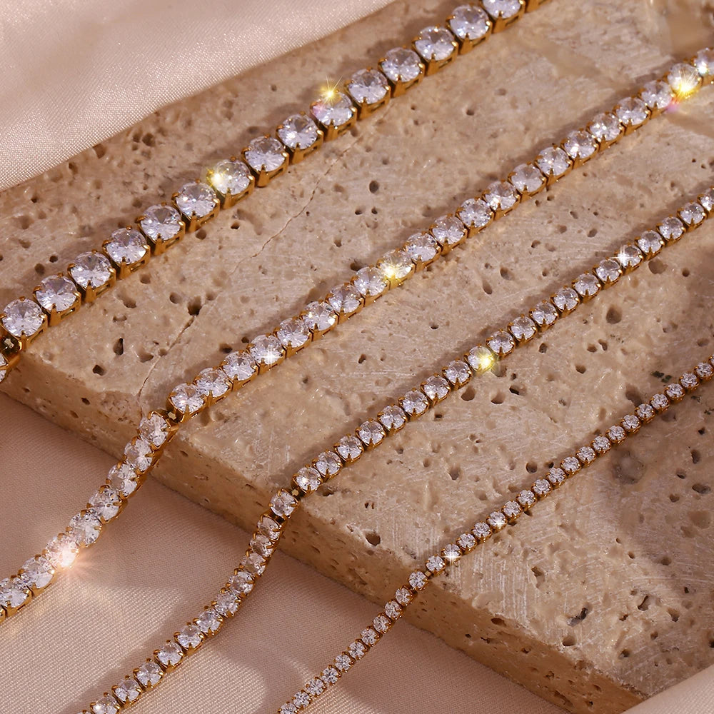 Zircon Tennis Necklace