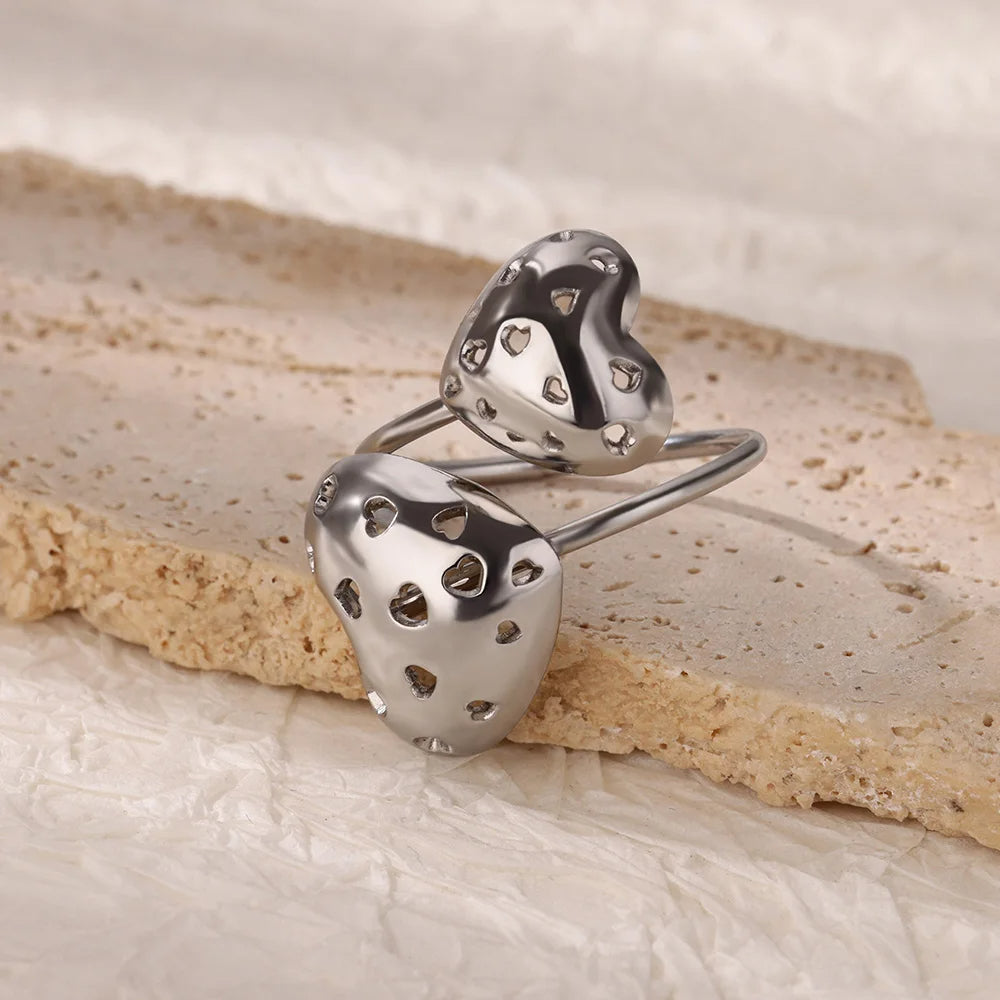 Chunky Heart Ring