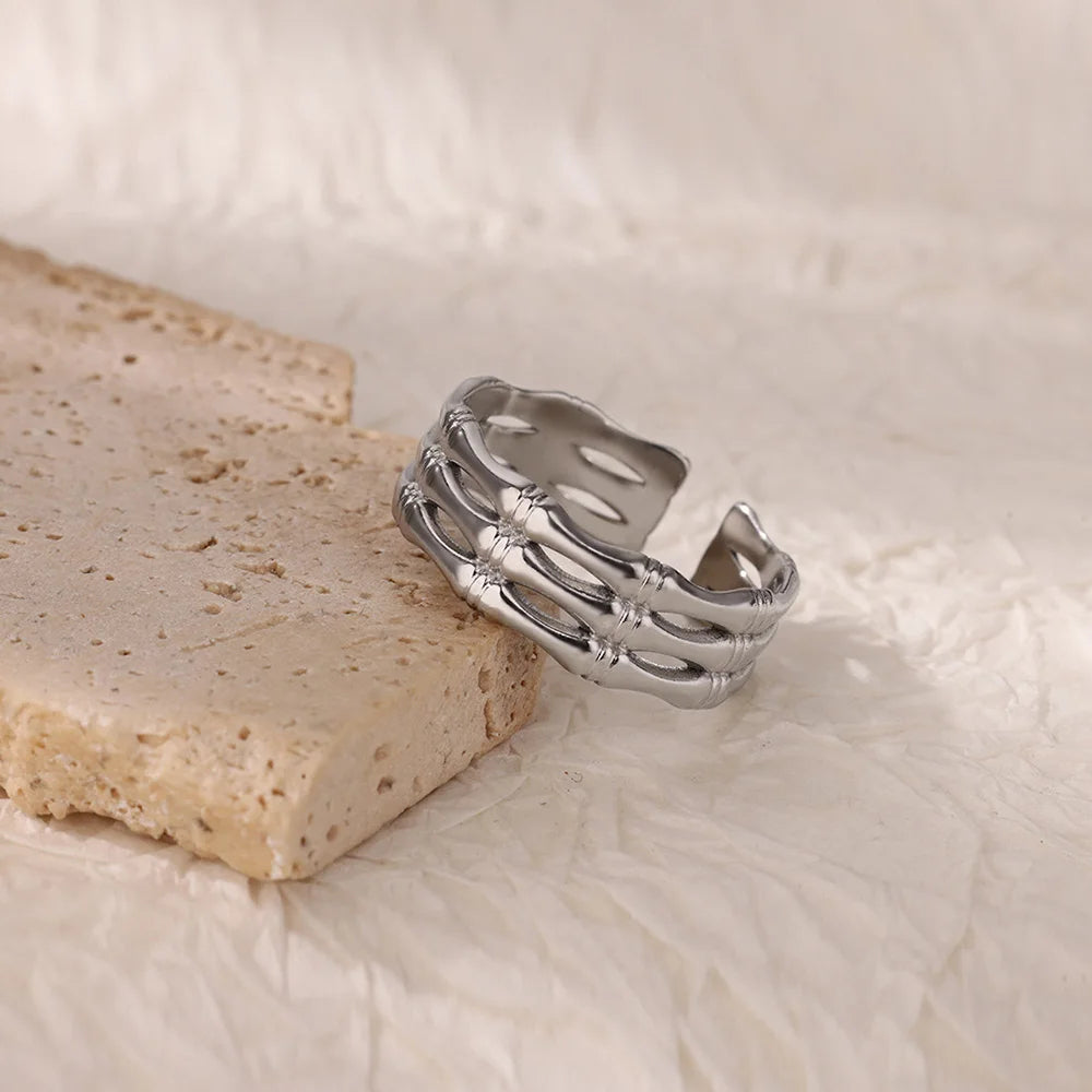 Hollow Open Ring