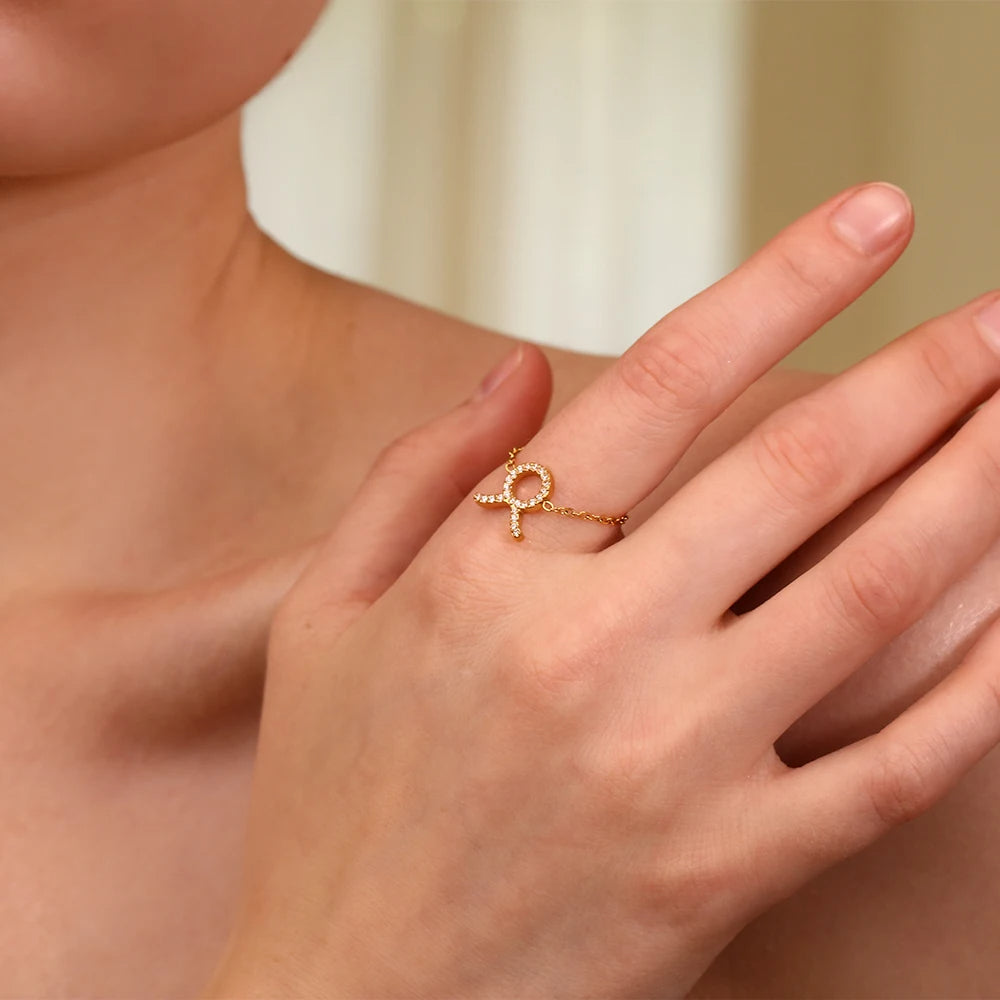 Adjustable Zodiac Sign Ring