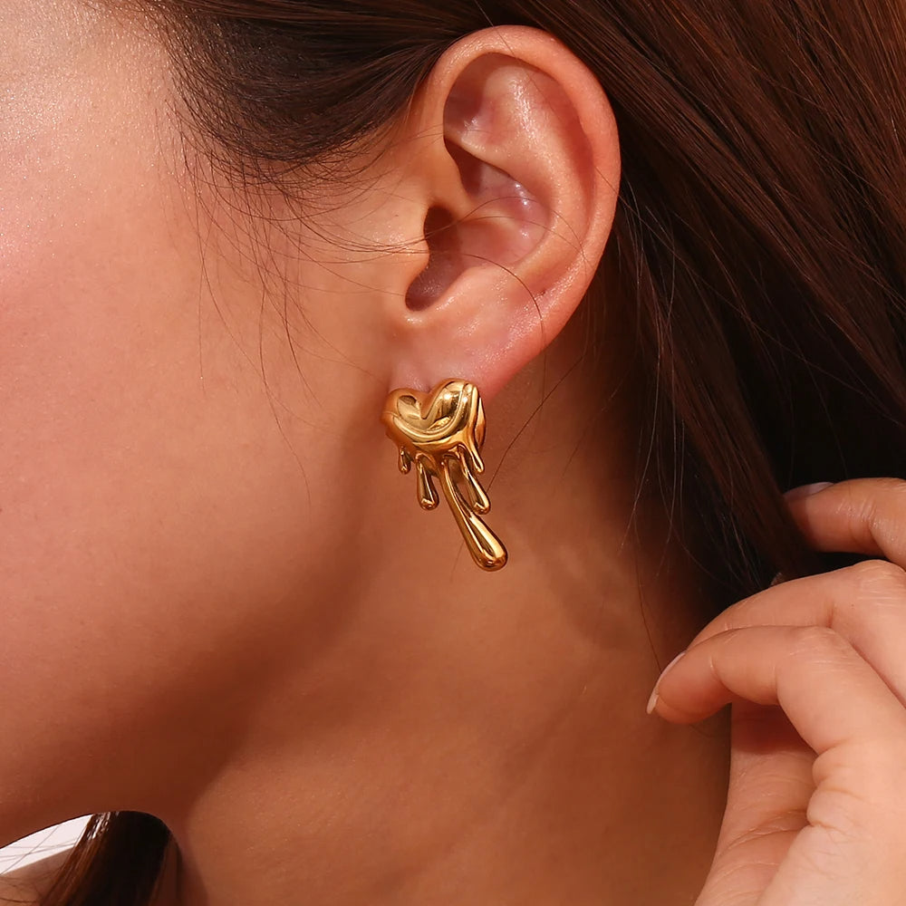 Melting Heart Earrings