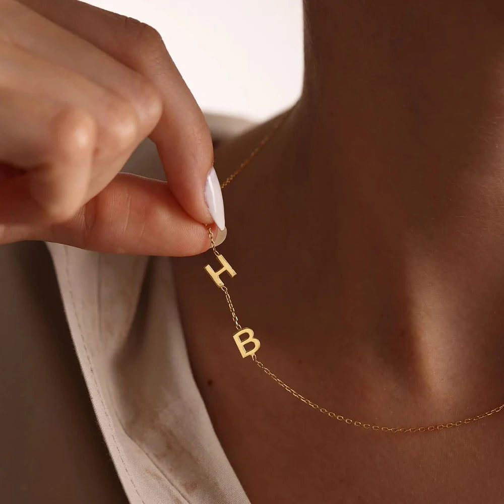 Gold Custom Name Necklace
