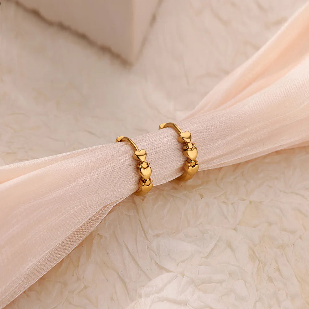 Aesthetic Heart Earrings