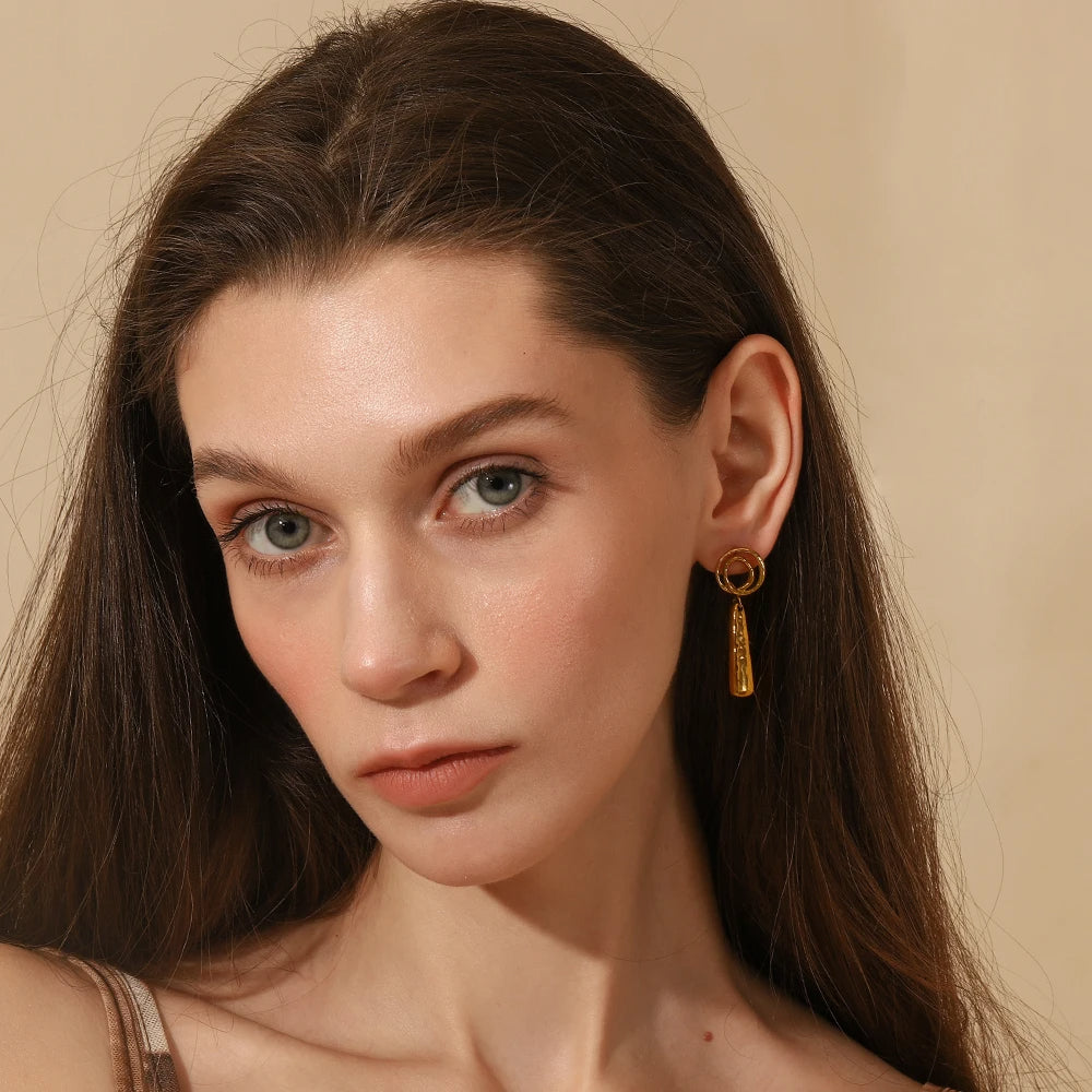 Spiral Stud Earrings