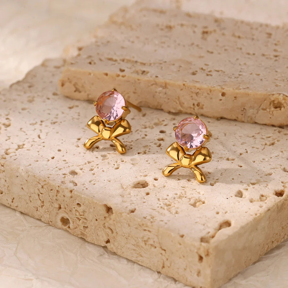 Bowknot Stud Earrings