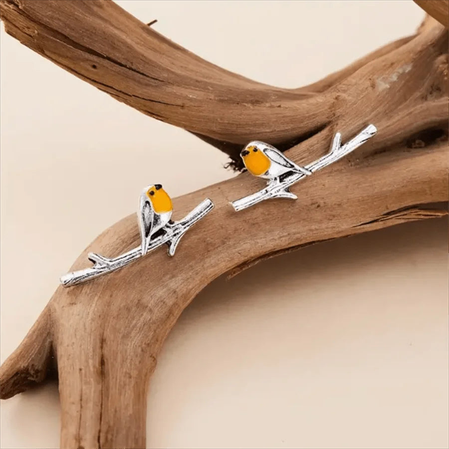 Robin Bird Earrings