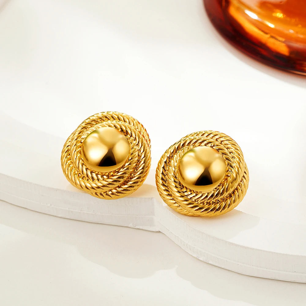 Twine Stud Earrings