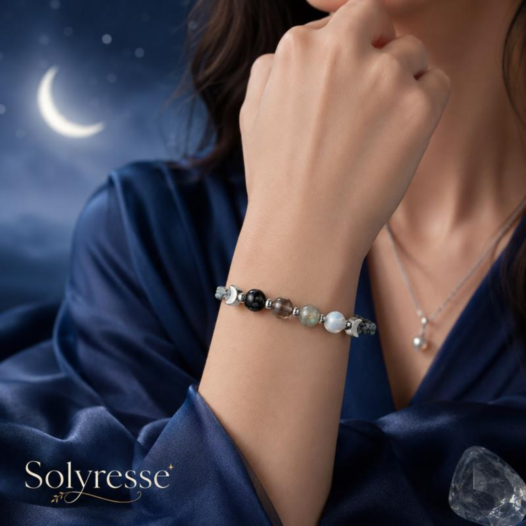 Adjustable Crystal Beads Bracelet