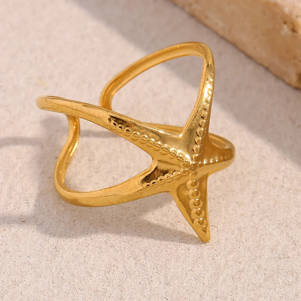 Double Layer Starfish Ring