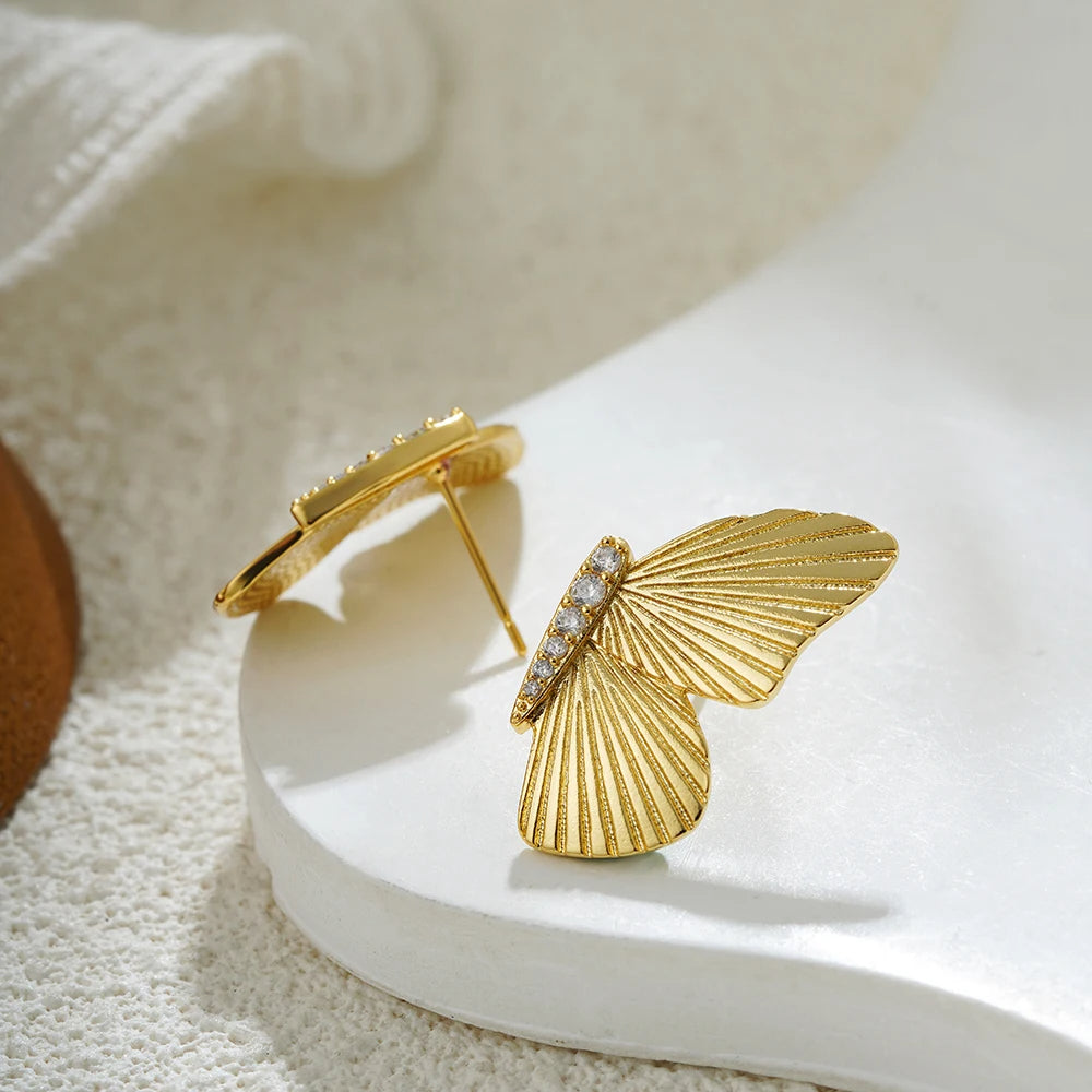 Butterfly Stud Earrings