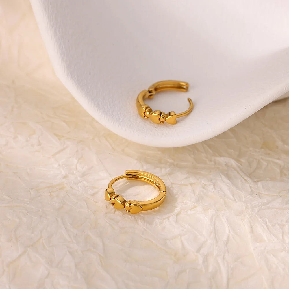 Aesthetic Heart Earrings