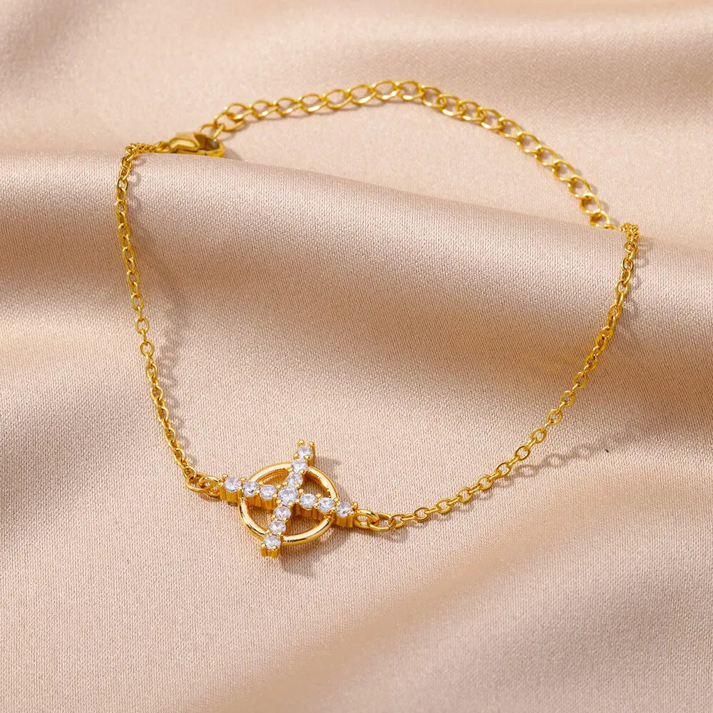 Minimal Cross Bracelet