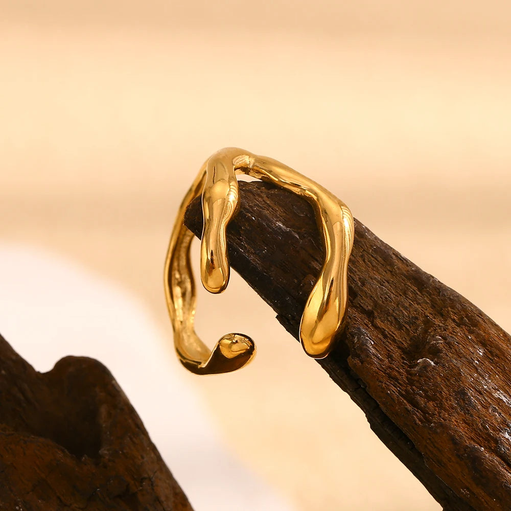 Irregular Lines Ring