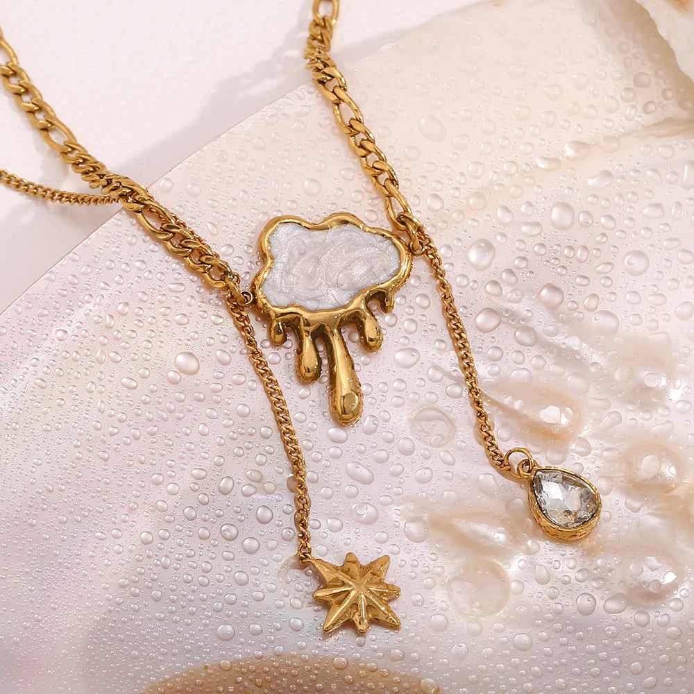 Cloud Tassel Necklace