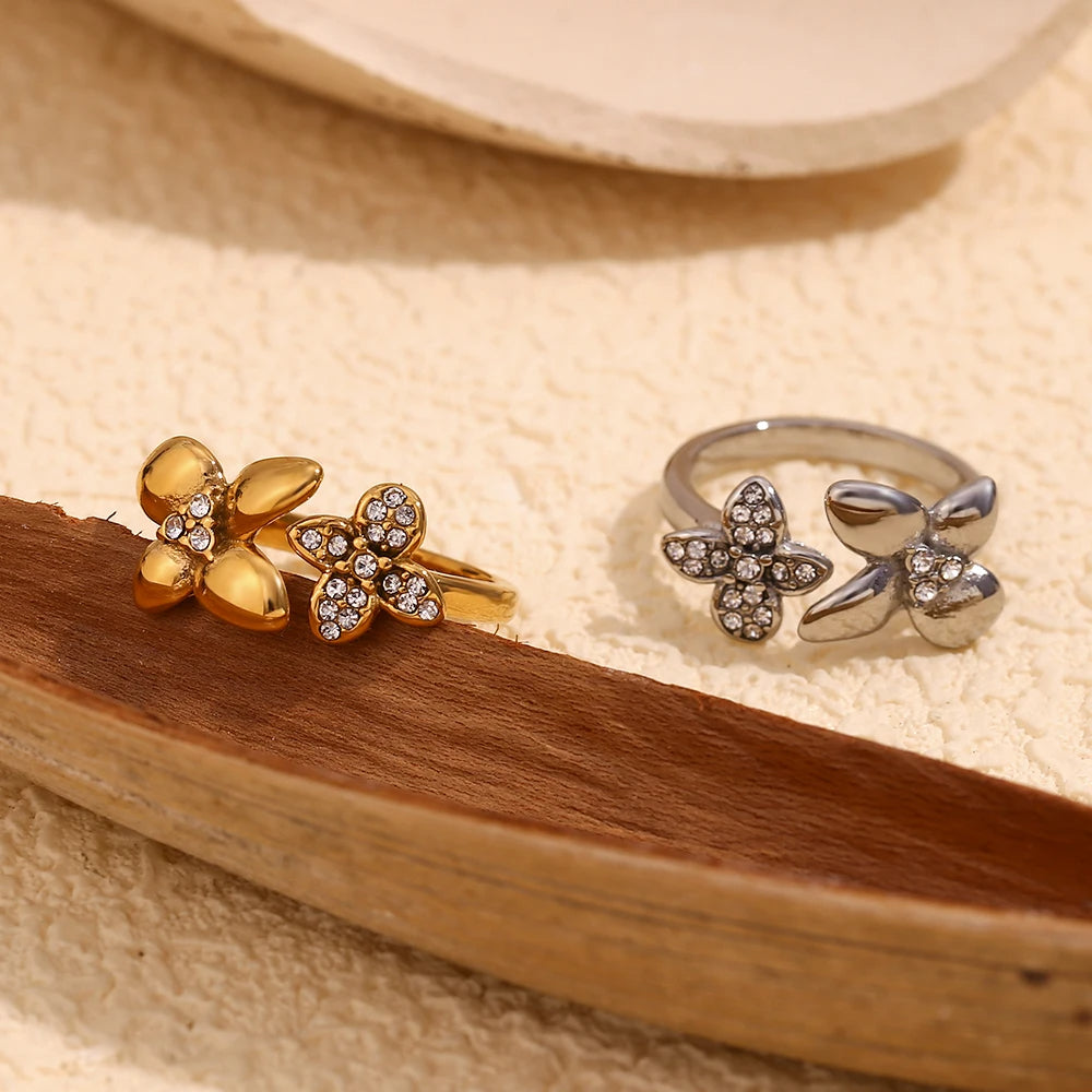 Double Flower Ring