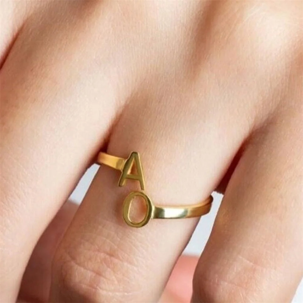Custom Initials Ring