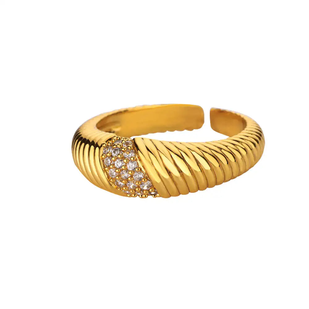 Coil Textured Ring