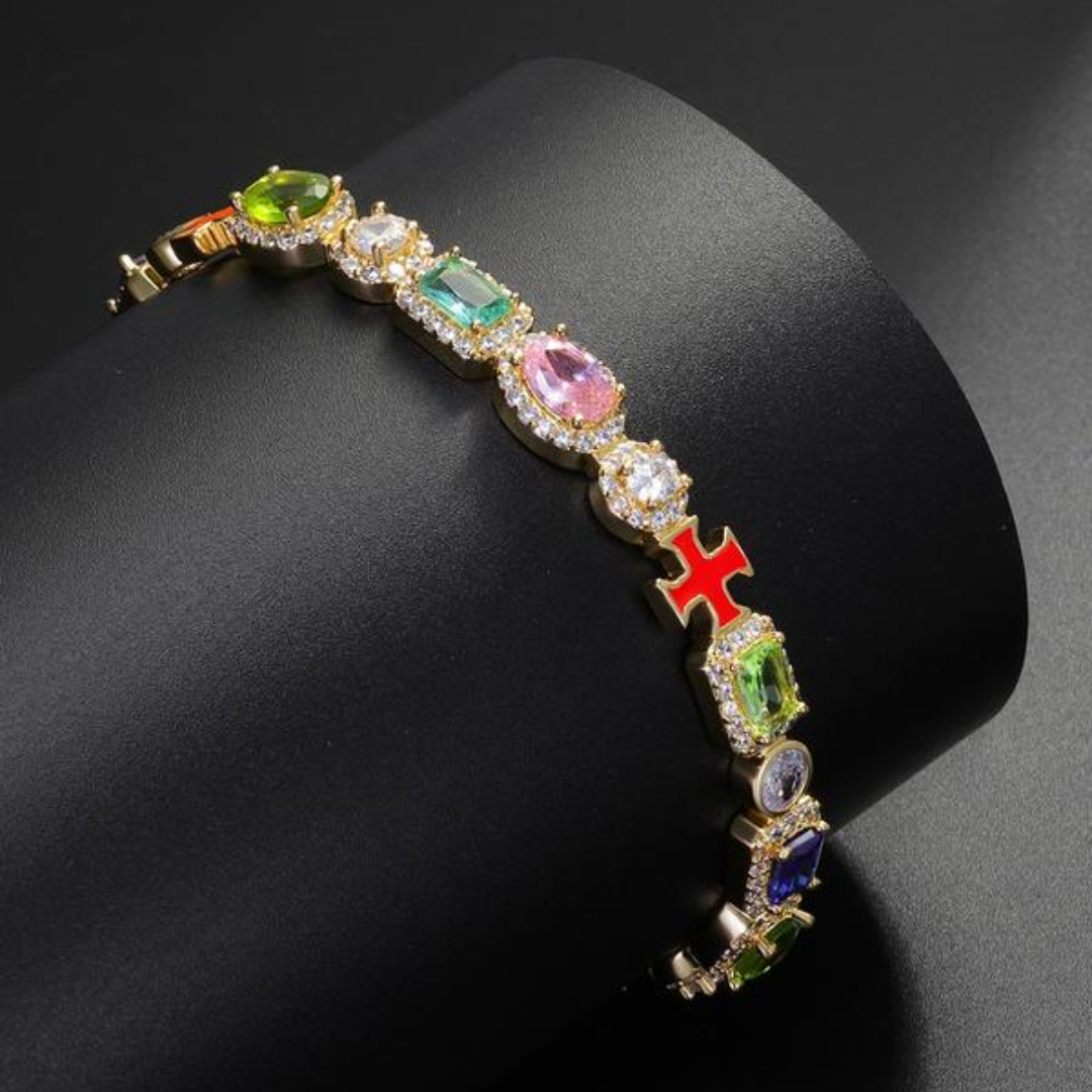 Colorful Gemstones Bracelet