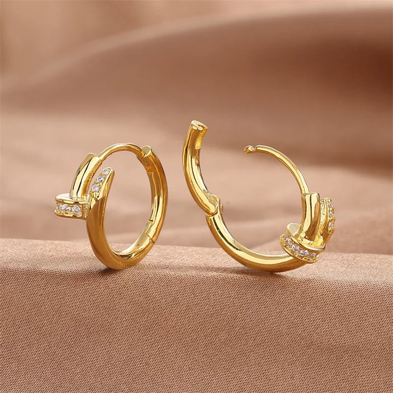 Circle Hoop Earrings