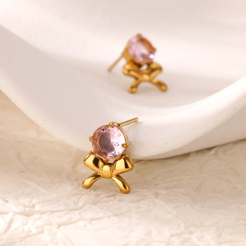 Bowknot Stud Earrings