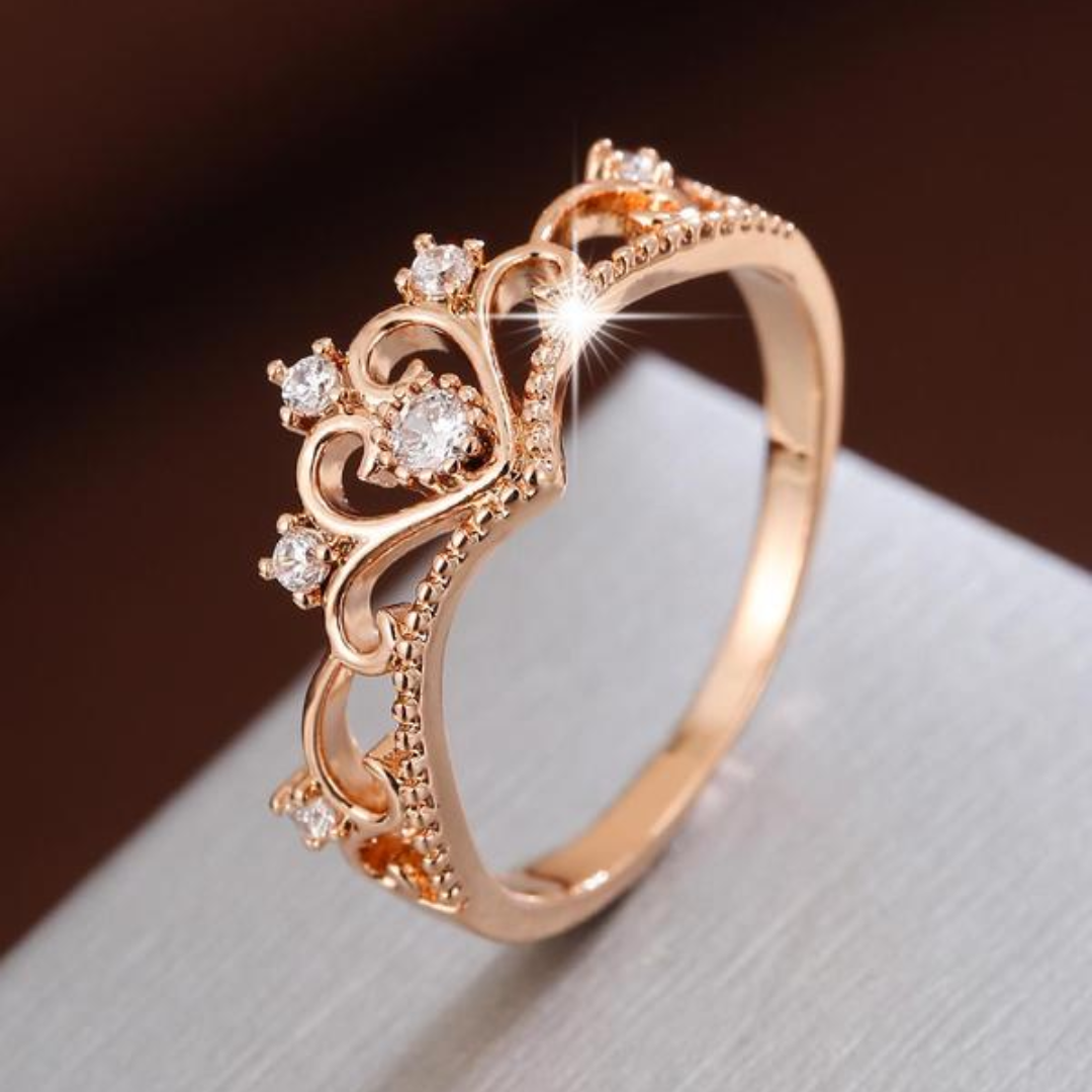 Elegant Crown Ring