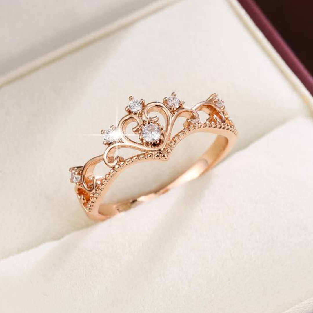 Elegant Crown Ring