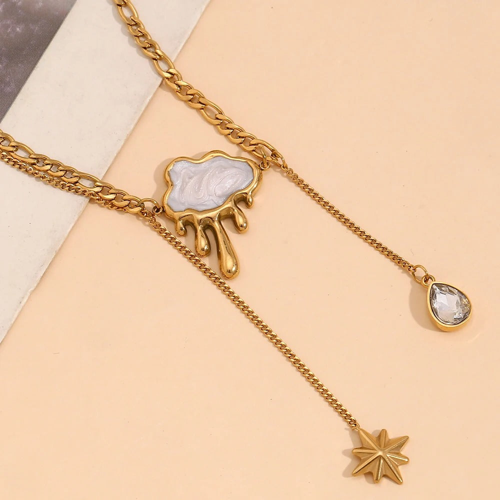 Cloud Tassel Necklace