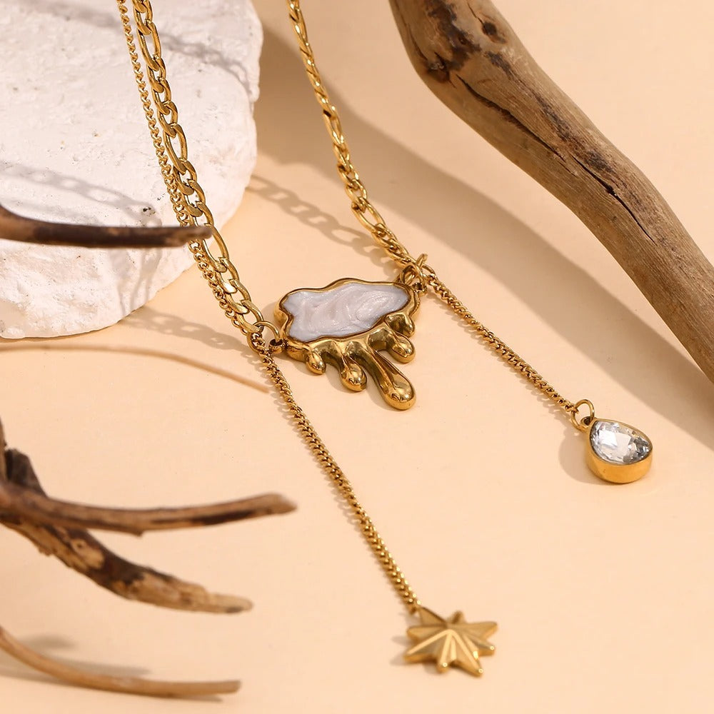 Cloud Tassel Necklace