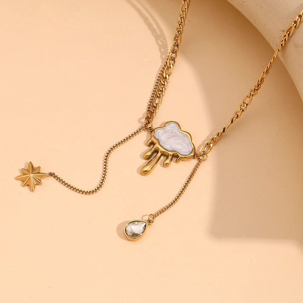 Cloud Tassel Necklace