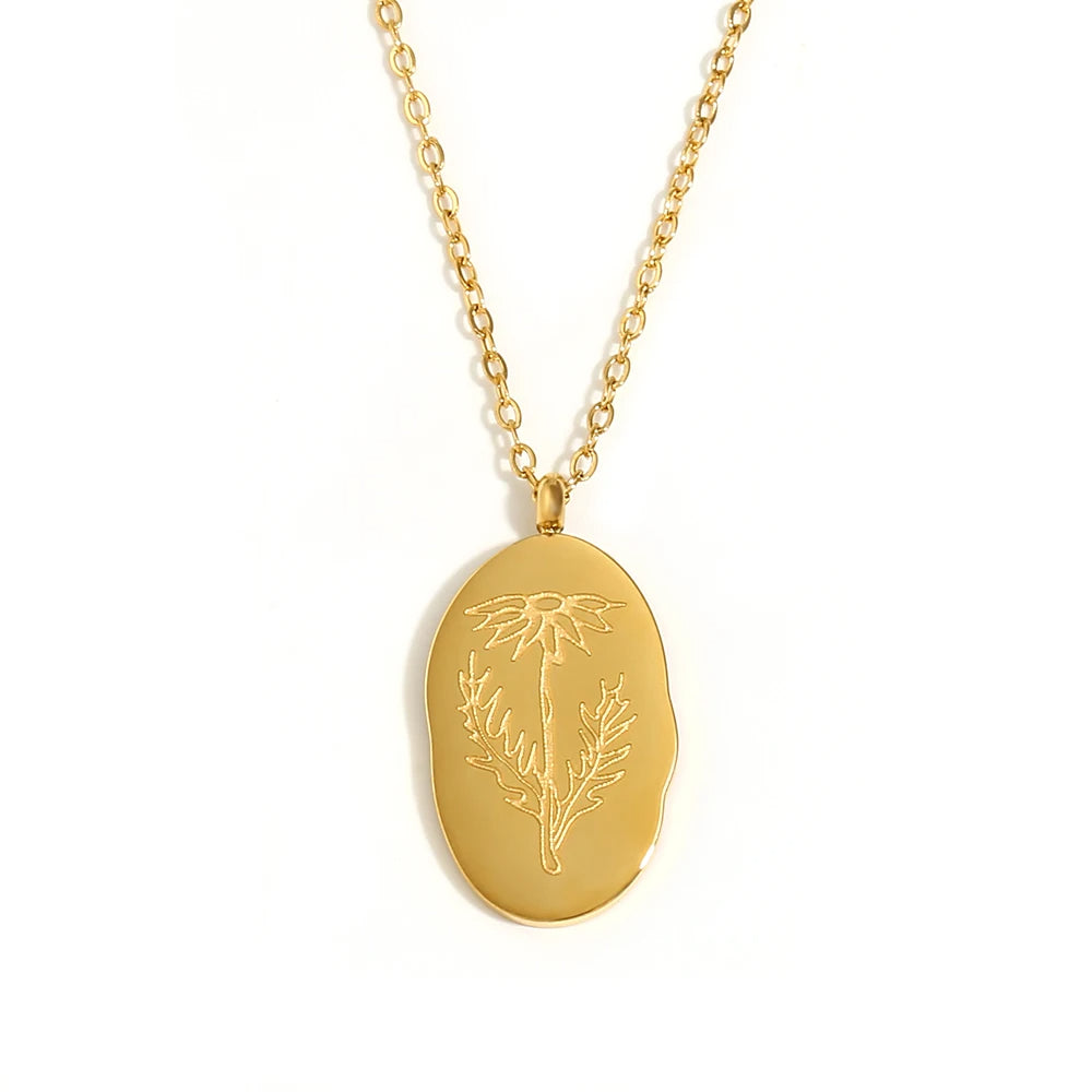 Personality Flower Necklace