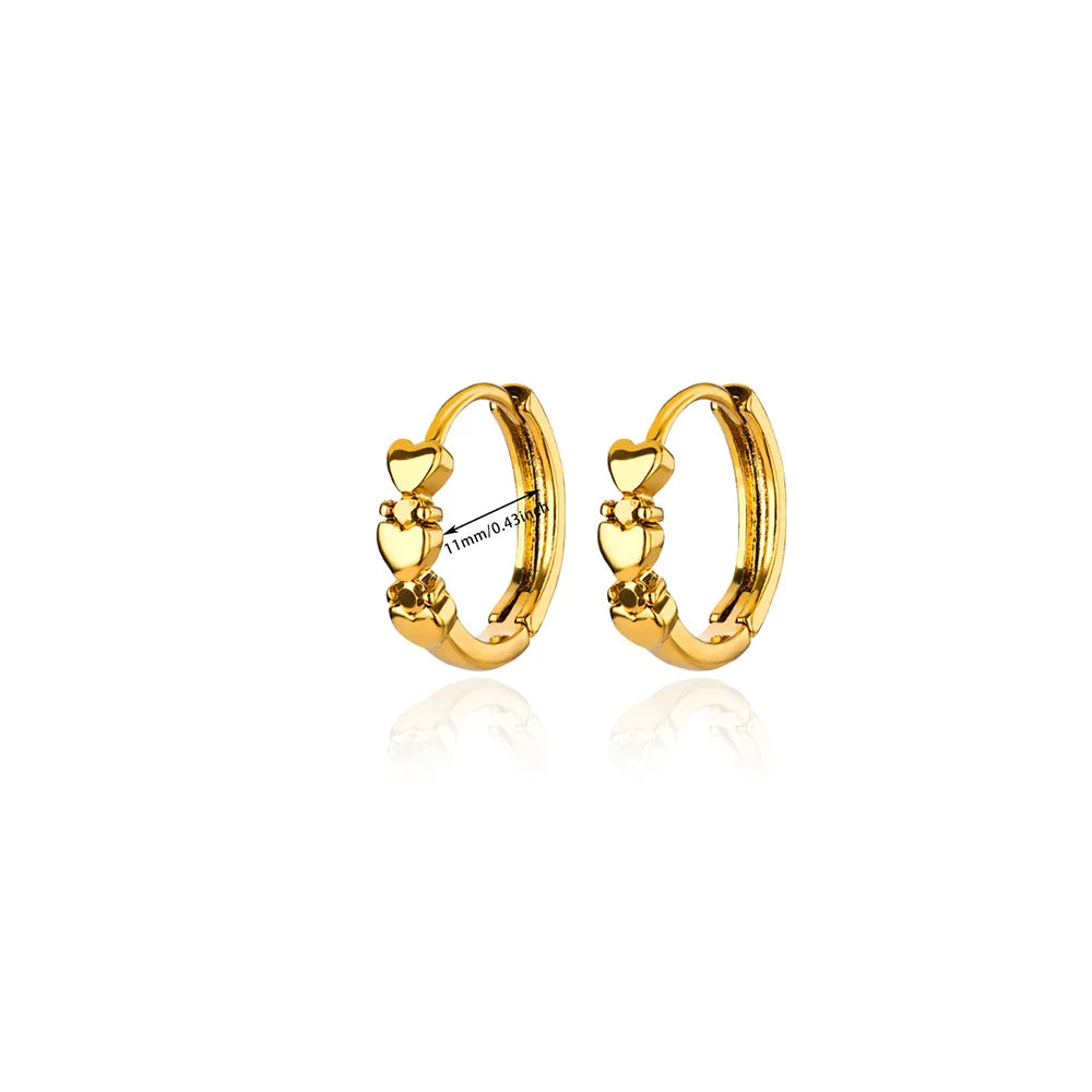 Aesthetic Heart Earrings