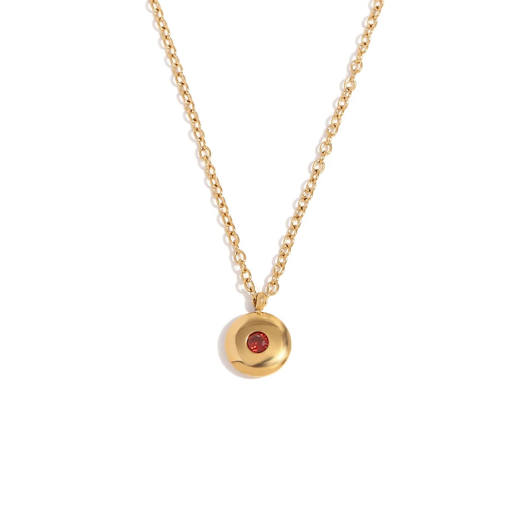Birthstone Charm Necklace