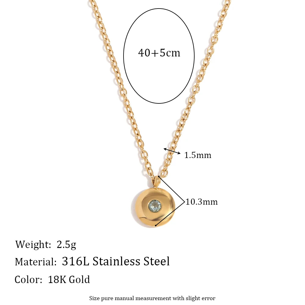 Birthstone Charm Necklace