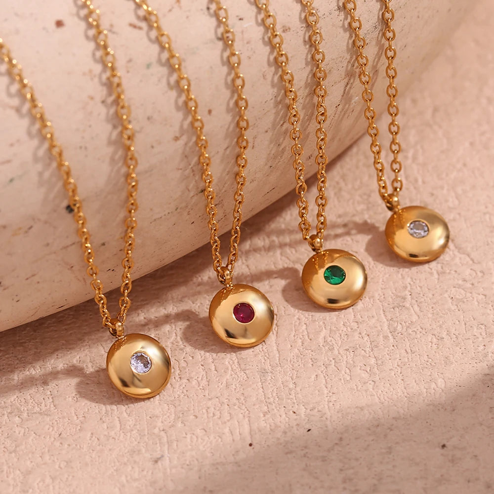 Birthstone Charm Necklace