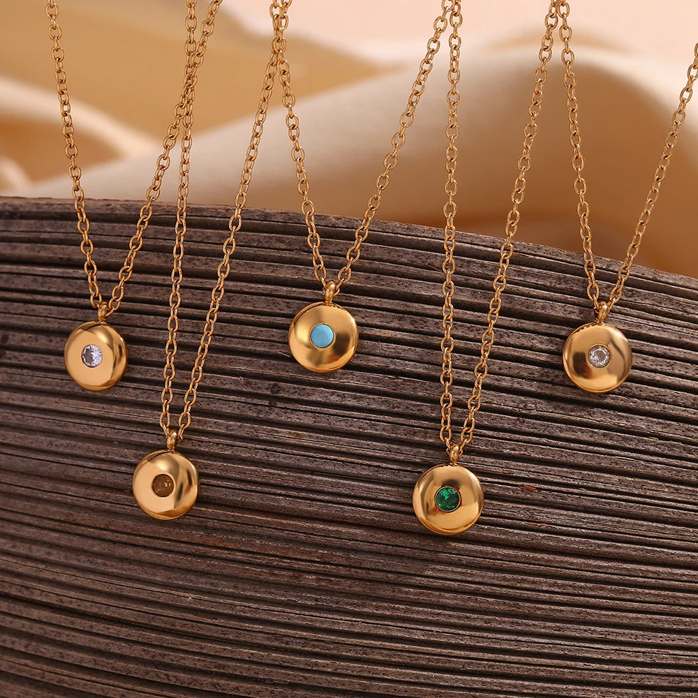 Birthstone Charm Necklace