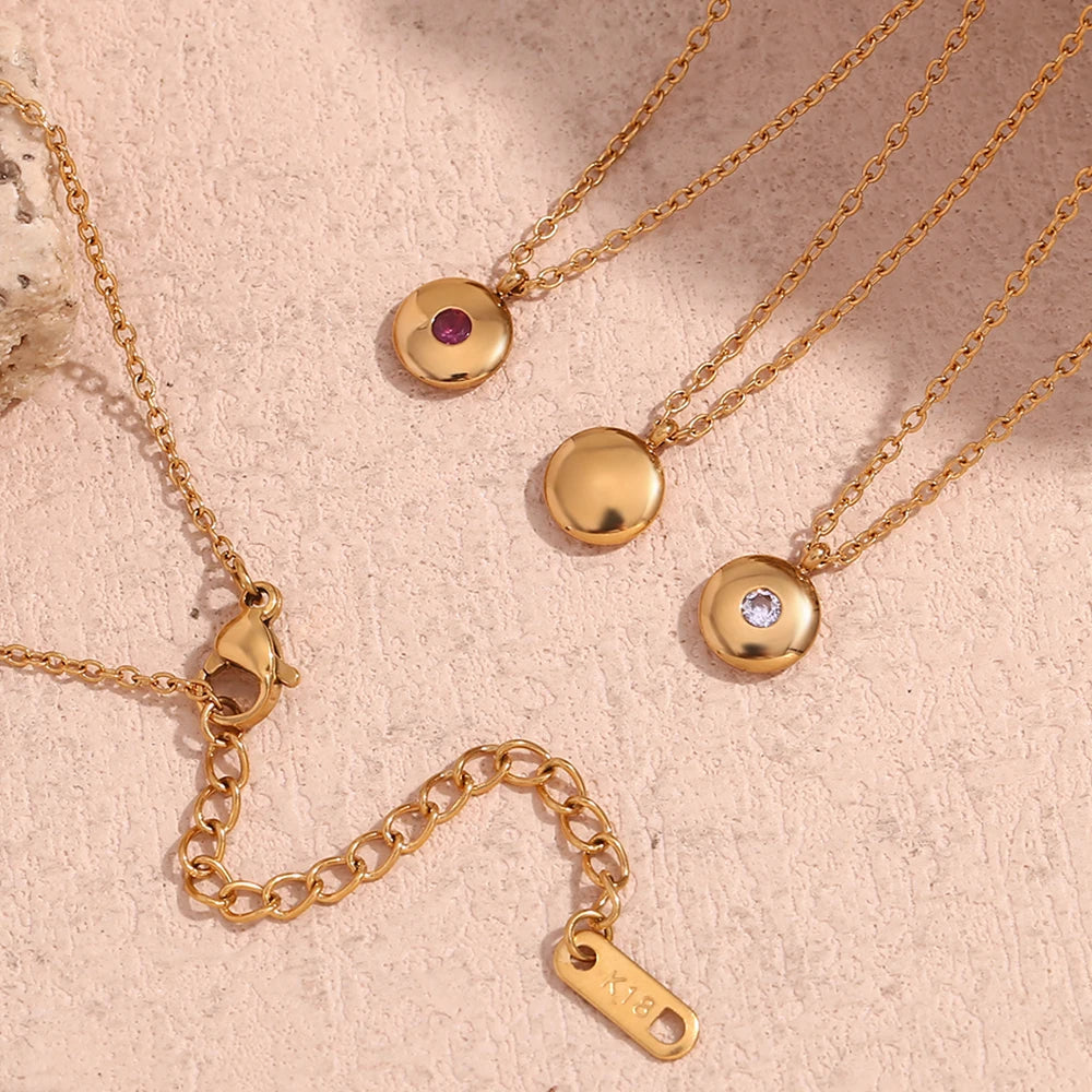 Birthstone Charm Necklace