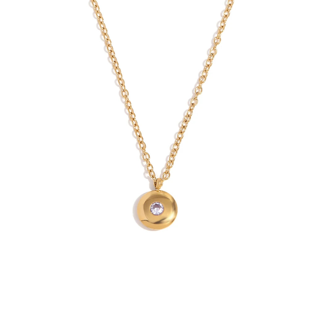 Birthstone Charm Necklace