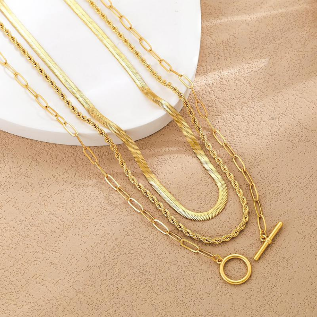 Layered Toggle Necklace