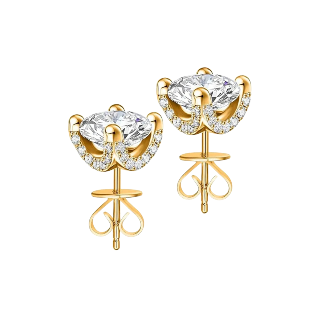 Zircon Plated Earrings