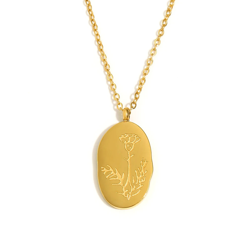 Personality Flower Necklace
