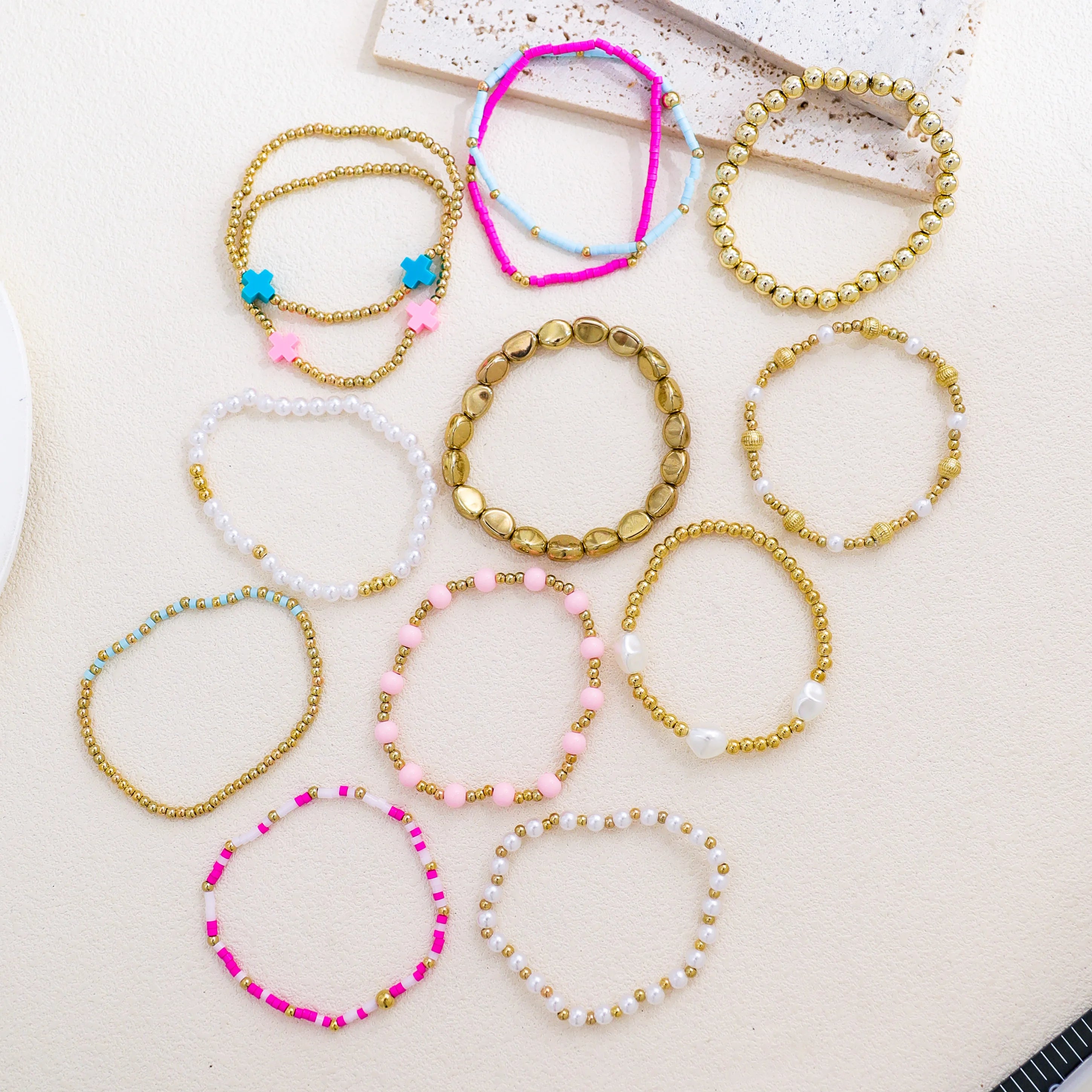 13 PCS Cross Bracelet Set