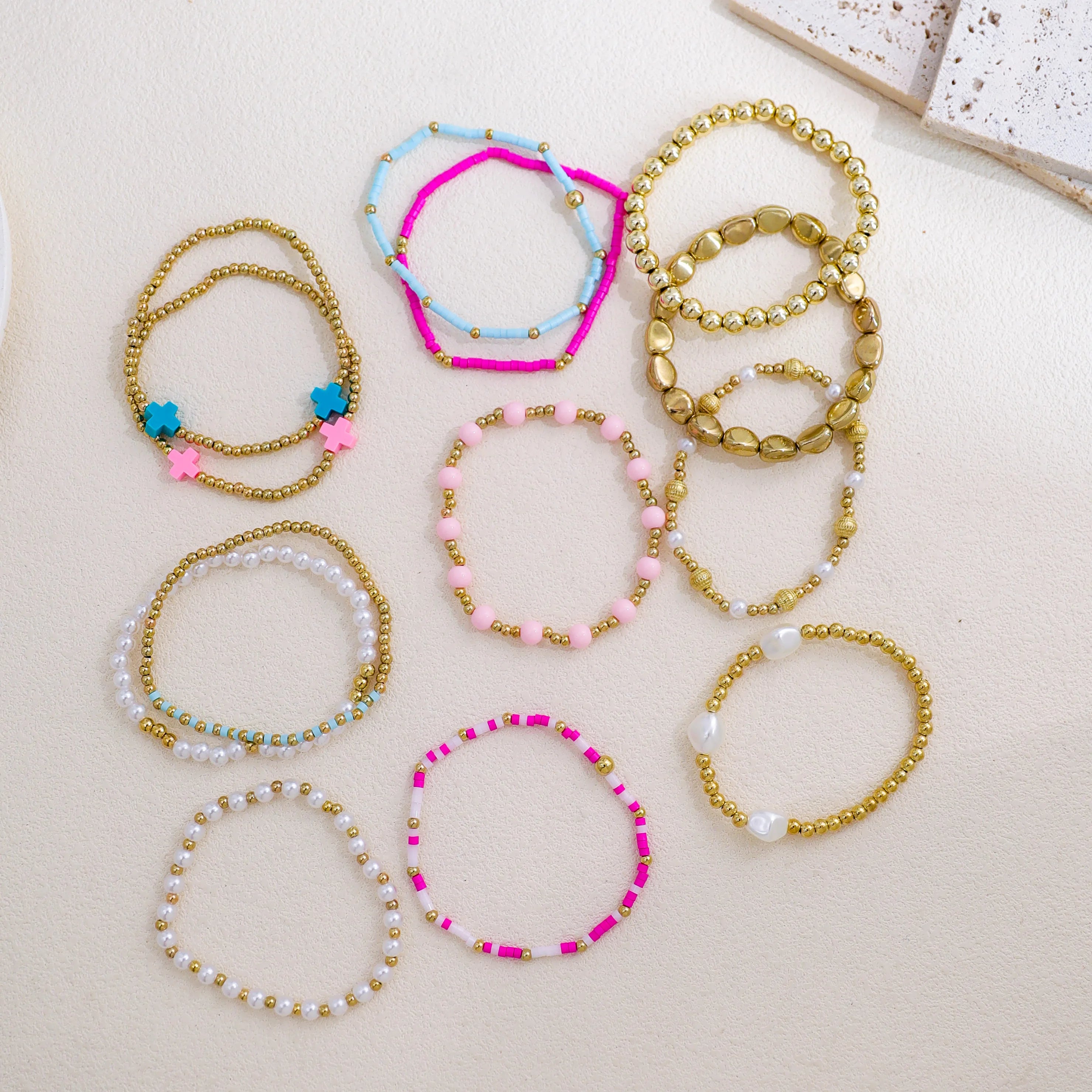 13 PCS Cross Bracelet Set