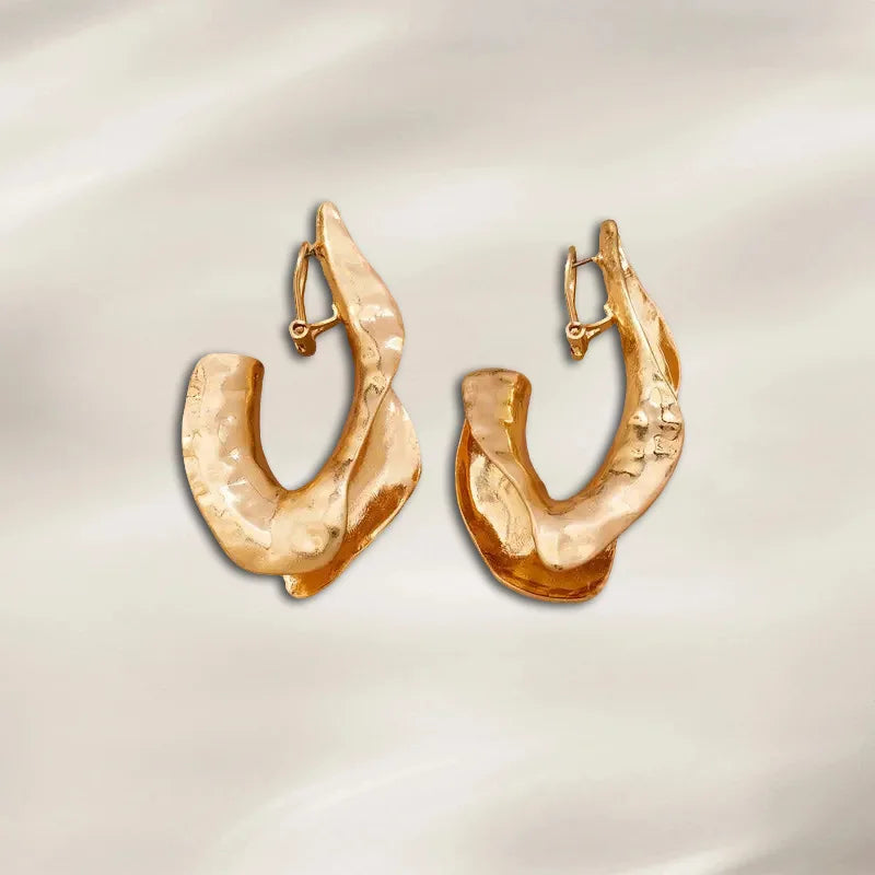 Irregular Teardrop Earrings