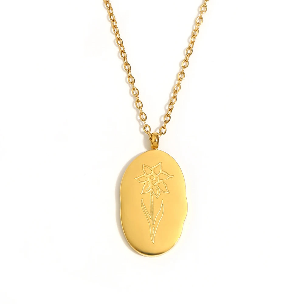 Personality Flower Necklace