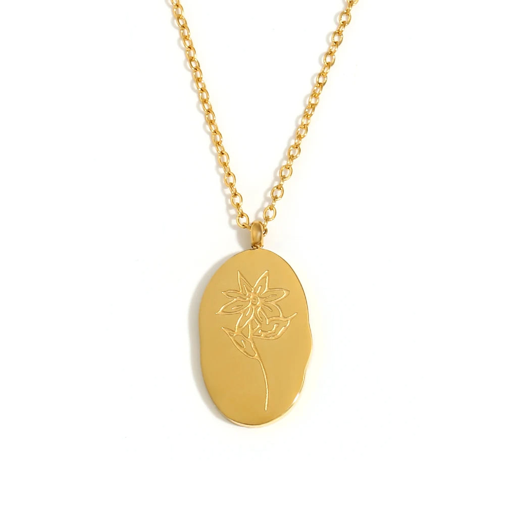 Personality Flower Necklace