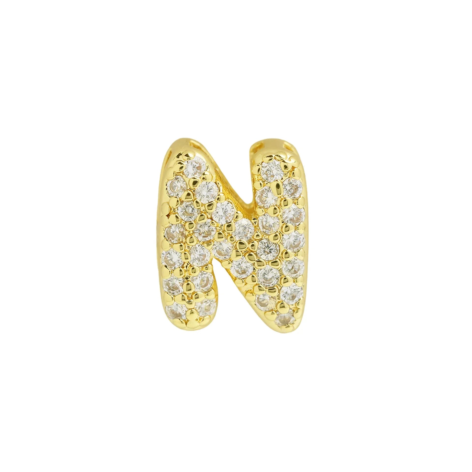 Birthstone Heart Initial Necklace