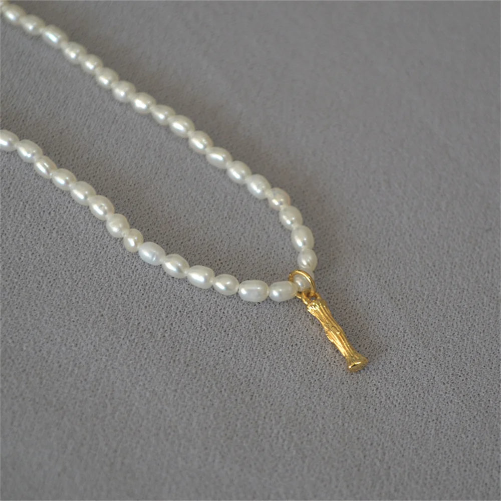 Initial Pearl Necklace