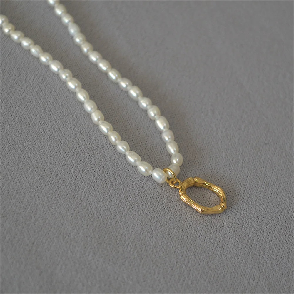 Initial Pearl Necklace